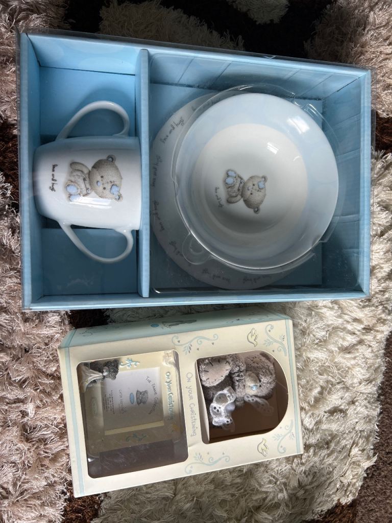 Me to You Baby Bear Mug, Bowl & Plate Set - New in Box