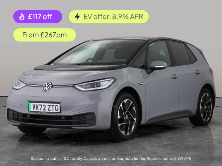 2022 Volkswagen ID.3 Pro Performance 58kWh Family Hatchback 5dr Electric Auto (204 ps) - BLUETOO ...