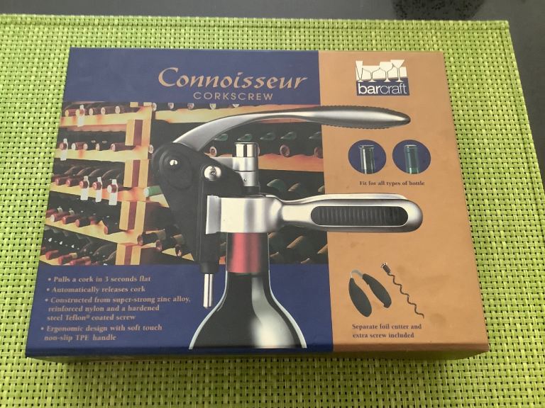 Barcraft Connoisseur Corkscrew Set - New in Box