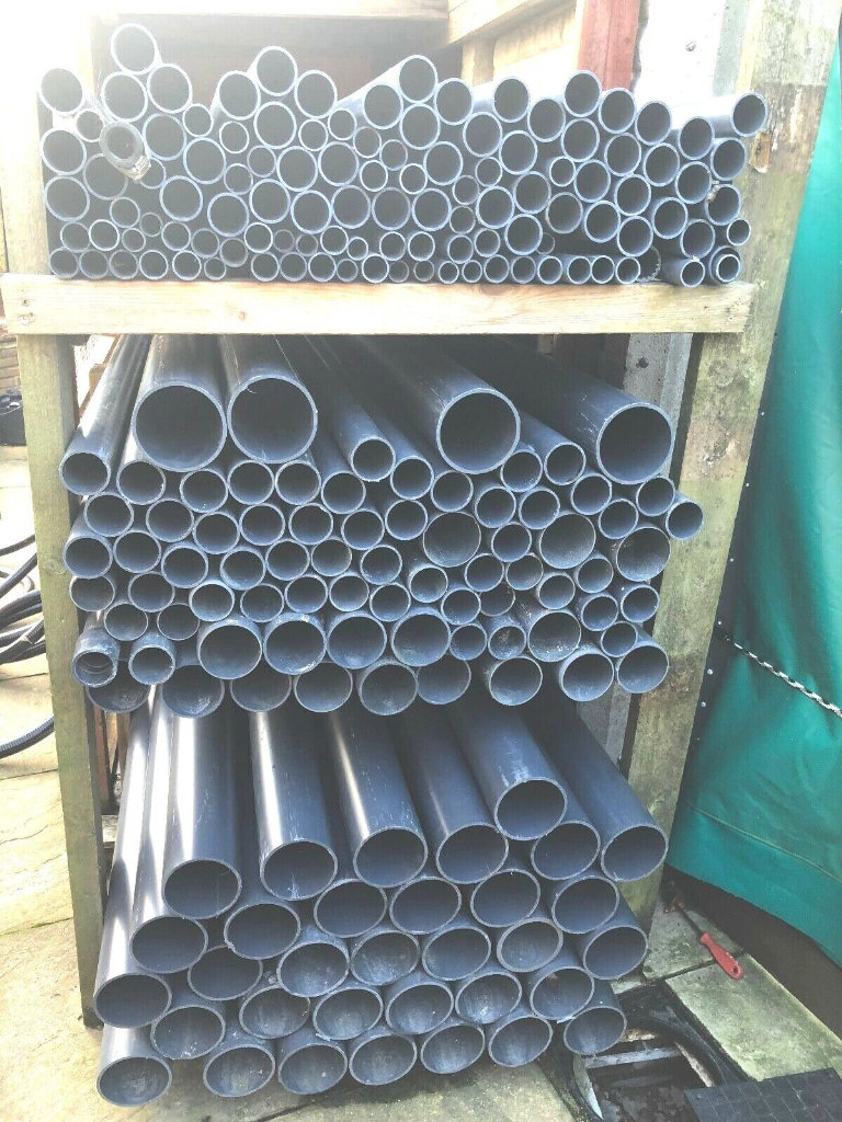 PVC 3 metre Pressure Pipe Grey for Koi Pond
