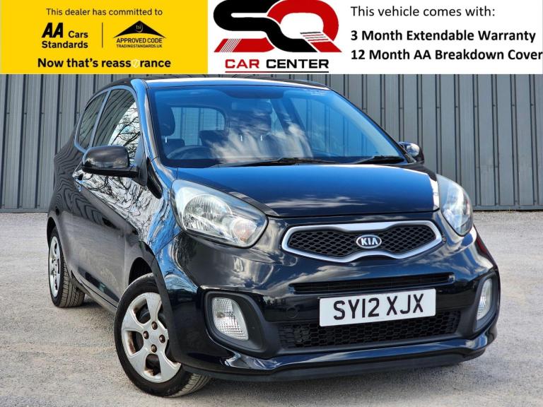 2012 Kia Picanto 1.0 1 Euro 5 3dr HATCHBACK Petrol Manual