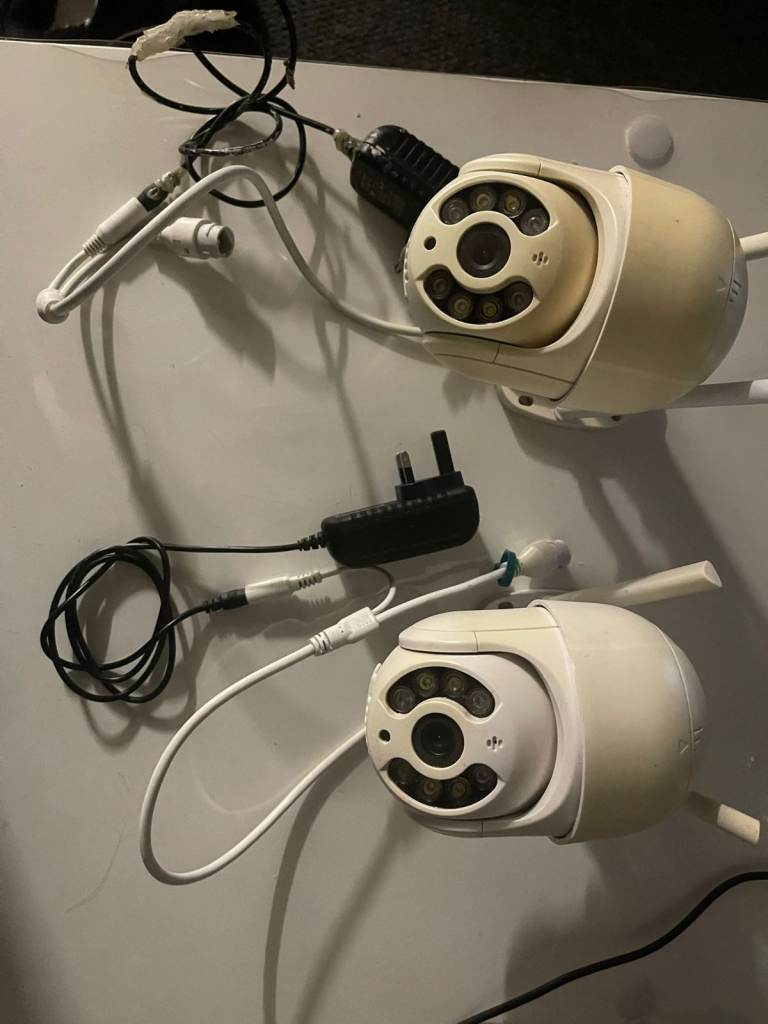 USED ICSEE HD 1080P WIFI PTZ IP Cameras – 2 for £30