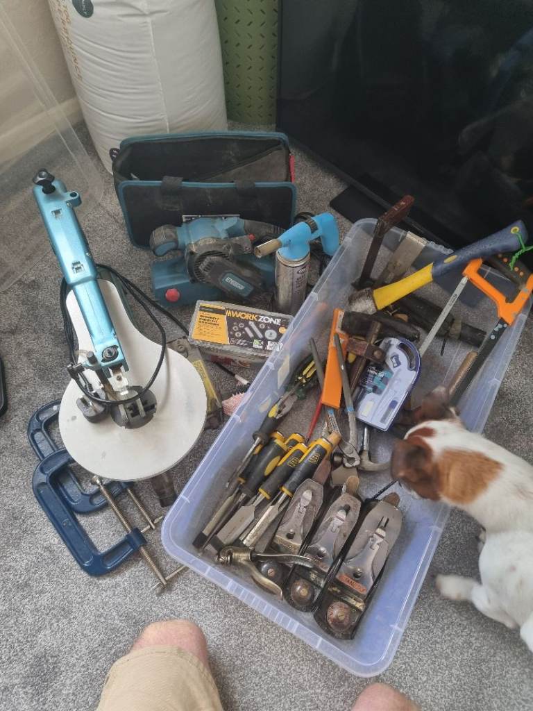 Large Lot of Power Tools and Hand Tools – Good Condition