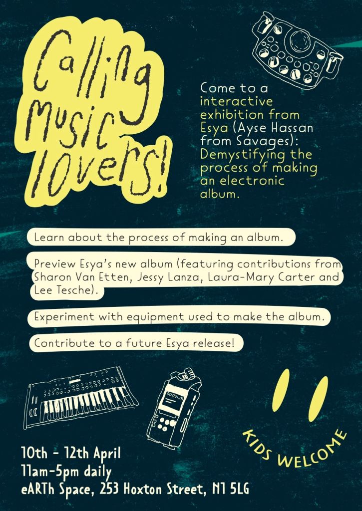 Interactive Exhibition Chasing Desire - For music lovers or anyone interested in making music LONDON