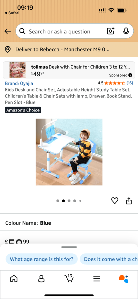 I have 2 of these grow with me art tables brand new