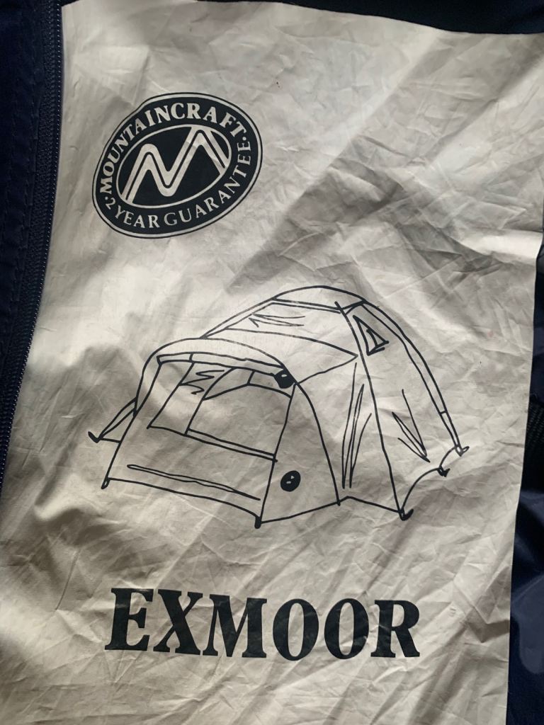 Mountain Craft Exmoor 3 Person Tent Good Condition 