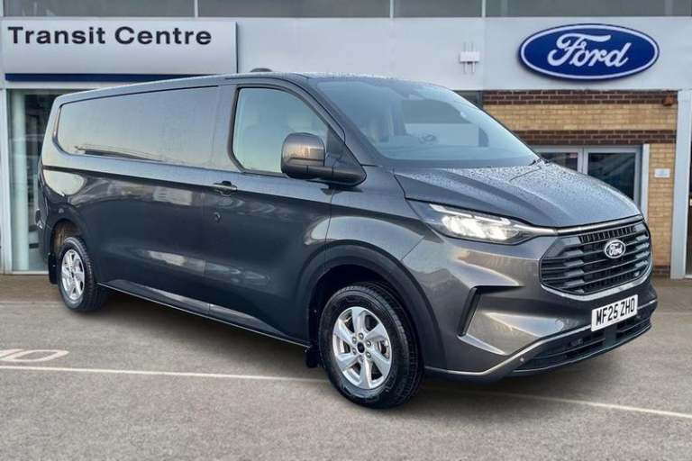 2025 Ford Transit Custom 280 Limited L2 LWB FWD 2.0 EcoBlue 136ps Manual Panel Van Diesel Manual