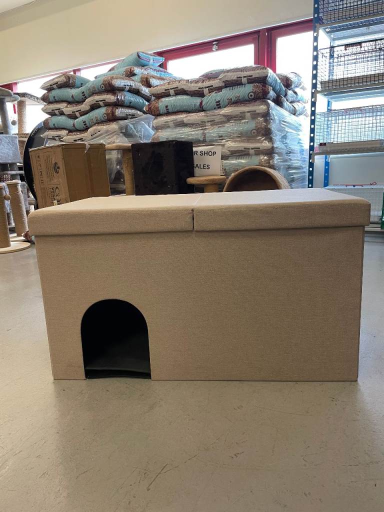 Cat Hideaway and Ottoman