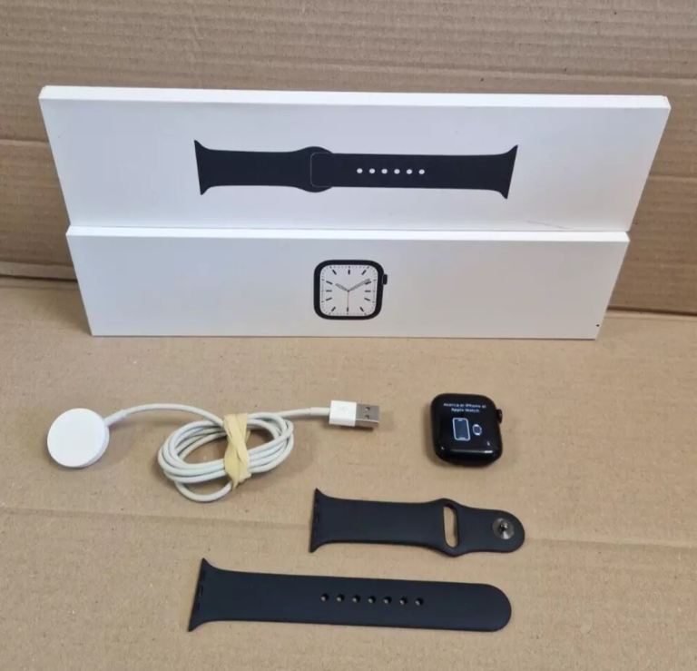 Apple Watch Series 7 Abyss Blue 45mm Complete 