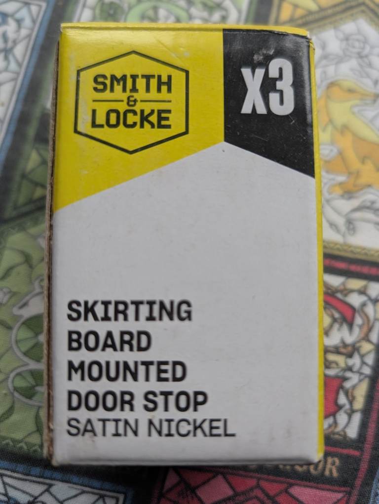 FREE, New skirting board door stoppers x 3