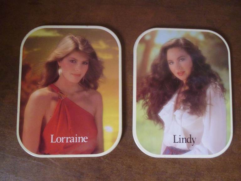 PAIR OF TENNENTS LAGER CAN GIRL BEER COASTERS.