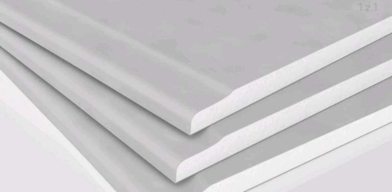 4 (+1) cheap Knauf tapered edge plasterboard plus extra free 1 moisture panel 