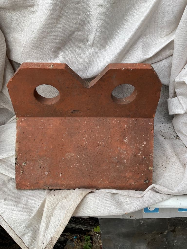 Terracotta ridge tiles