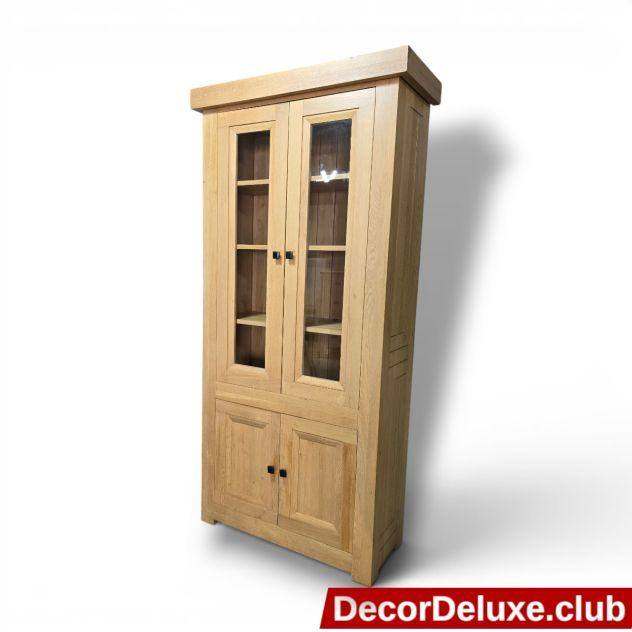 Large Solid Oak Display Unit - Cabinet Can Deliver 011A