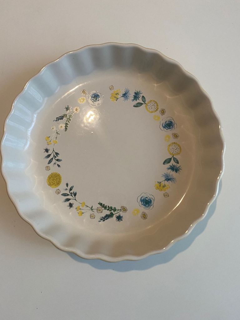 Pie Flan Oven Baking Dish Cream