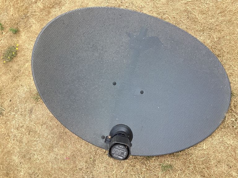 Satellite Dish – Black, Good Condition