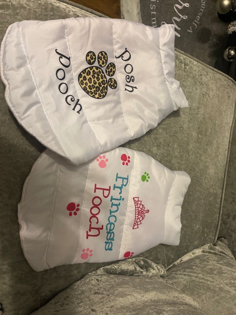 Brand new dog coats 