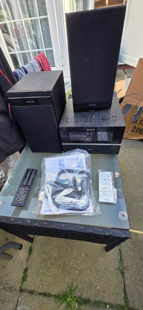 Sony speaker system Model ss-cbx20