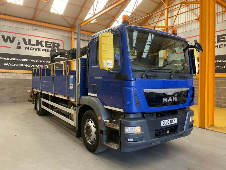 MAN TGM 18.250 *EURO 6*, 4X2 18 TONNE BRICK GRAB