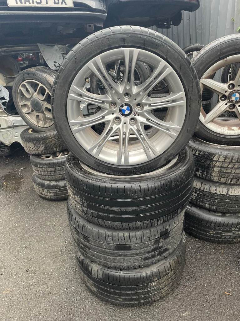 BMW M SPORT 245/40/R18 4 X ALLOY WHEELS 