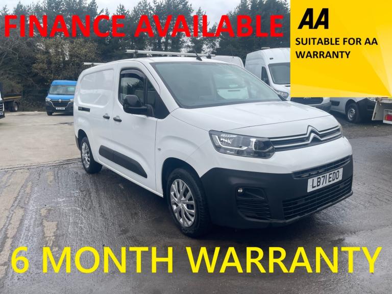 2021 Citroen Berlingo 1.5 BlueHDi 950Kg Enterprise Pro 100ps [6 Speed] PANEL VAN Diesel Manual