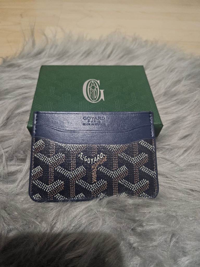 Mens Goyard Wallet cardholder blue