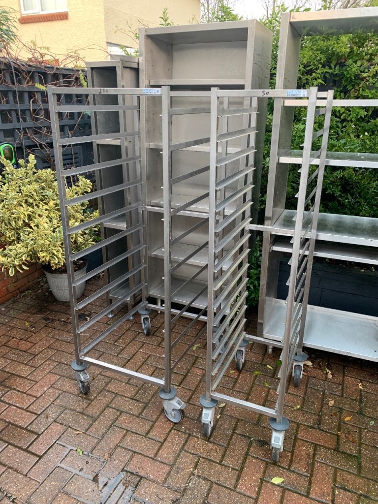 Stainless Steel Tray Holders Commercial Kitchen