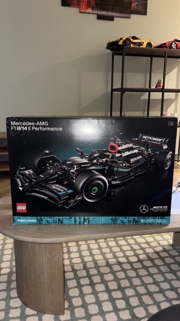 Unopened mercedes amg lego