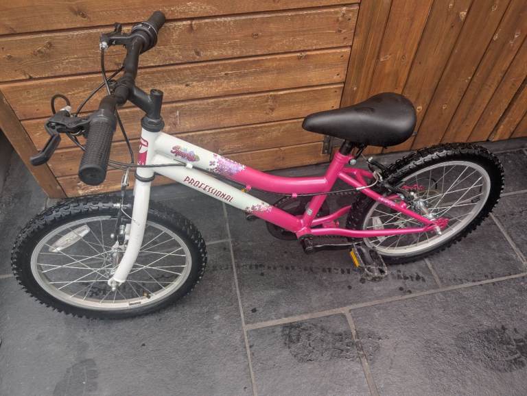girls bike Sparkle 18 Inch Wheel  6 gears Kids Bike 