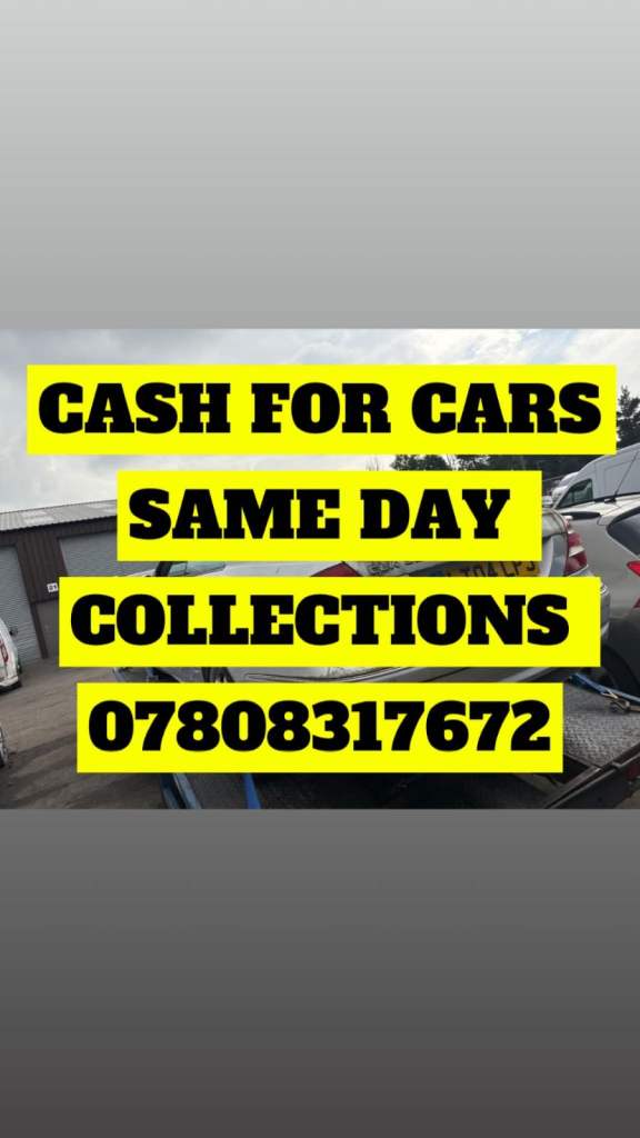 Wanted scrap cars