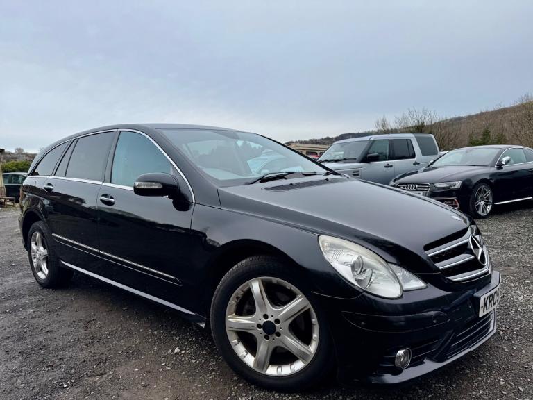 2009 MERCEDES R320L CDI SPORT 7 SEAT MPV AMG BODYKIT OBSIDIAN BLACK 7G AUTO R350