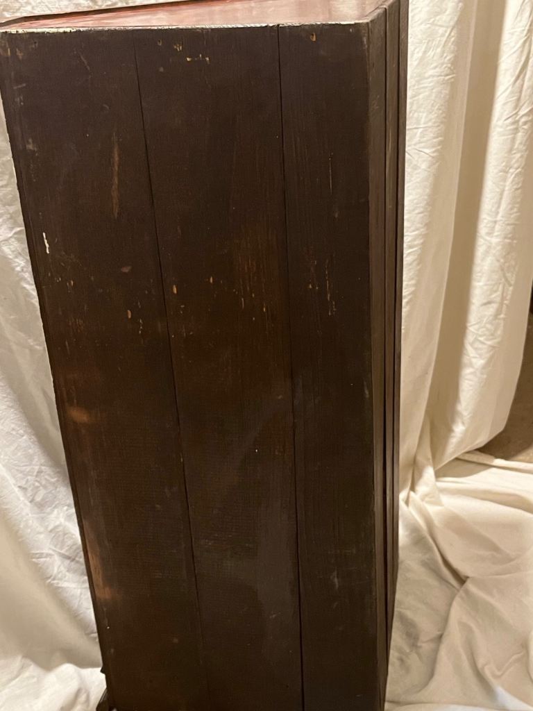 Mahogany antique wall display cabinet/ cupboard 