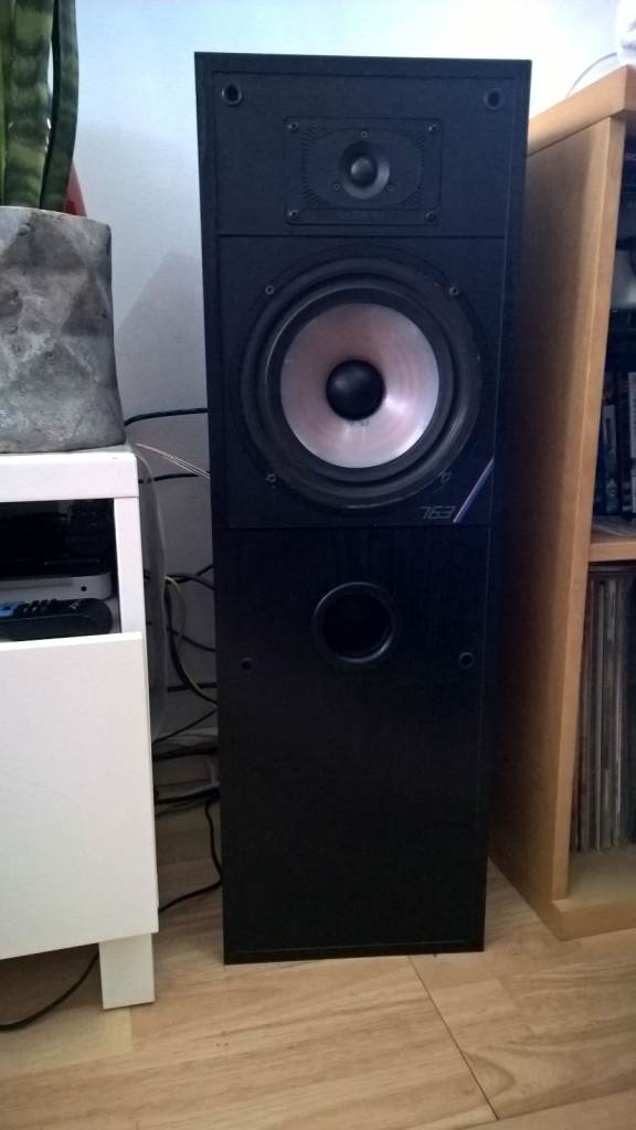 Pair of Mission 763 Floorstanding Hi-Fi Speakers in Ash Black,