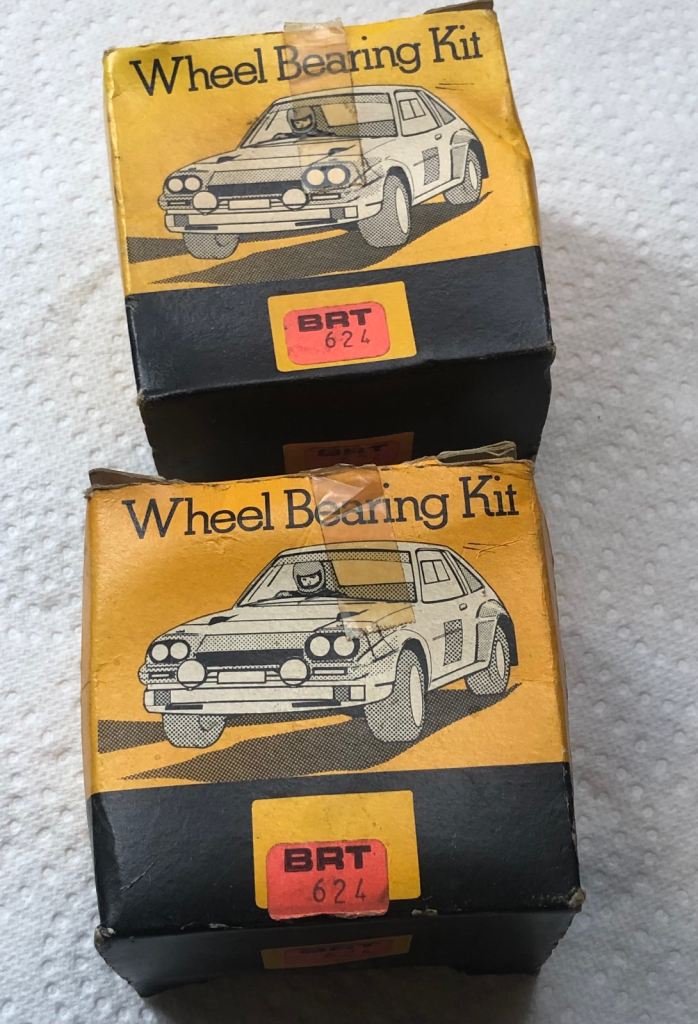 PAIR OF WHEEL BEARINGS BRT 624