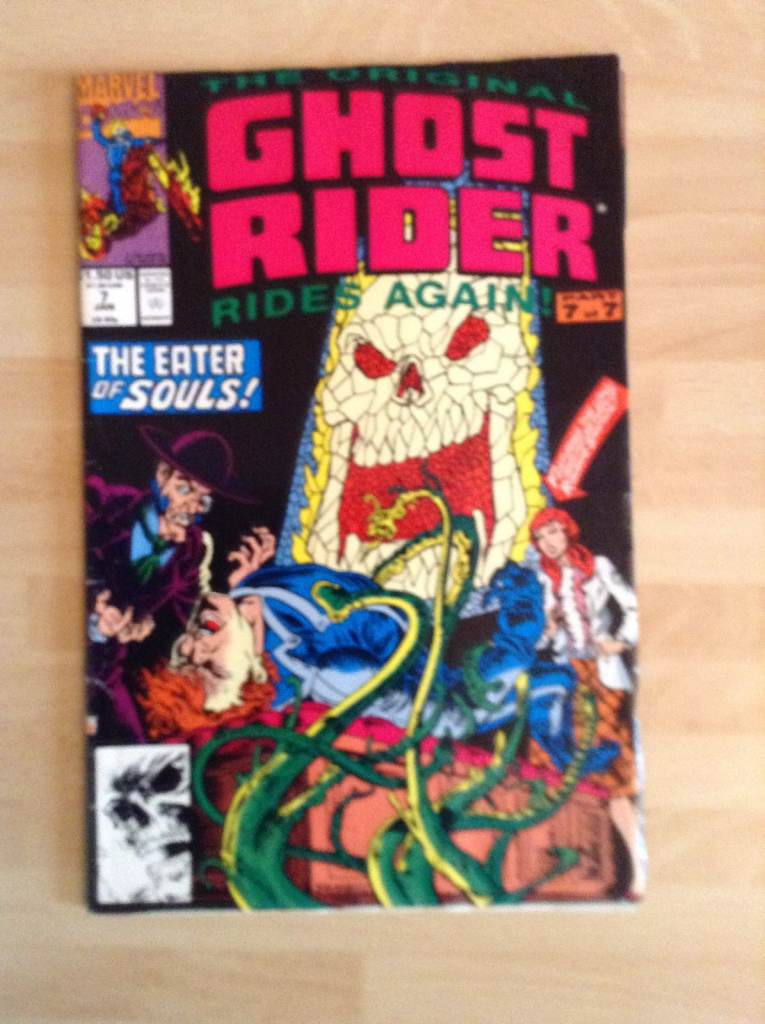 image for Marvel Comics Ghost Rider Again The Eater of Souls 7 of 7 Vol 1 #7 - 1991