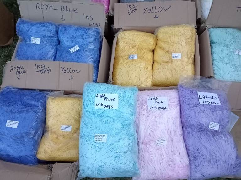 Various Colours of Shredded Paper - 1kg Bags