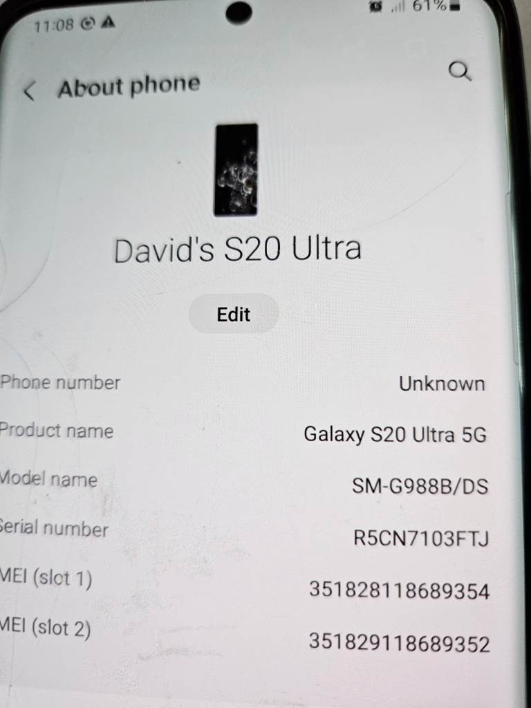 Samsung s20 ultra 