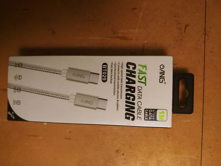 USB-C TO USB-C CABLE  -  BRAND NEW IN SEALED BOX