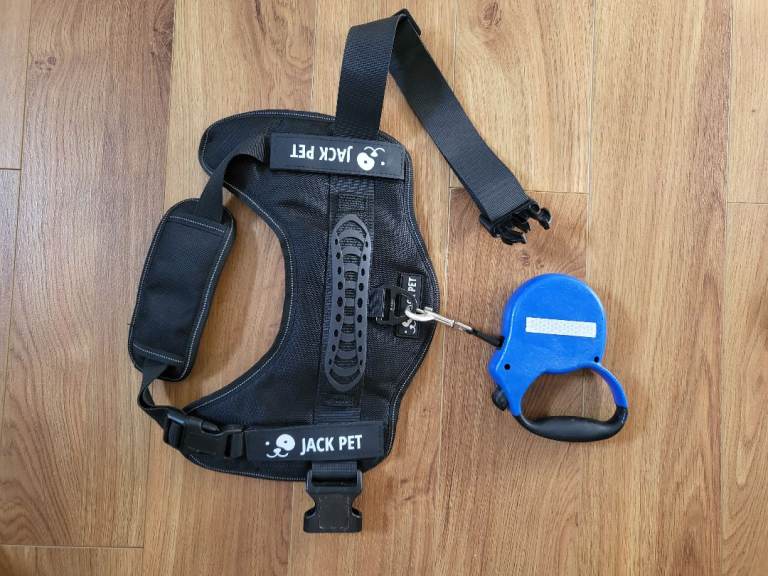 Adjustable Reflective Dog Harness with Handle