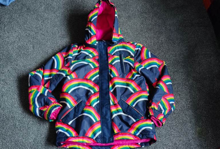 Mini Bodem kids colorful ski jacket age 13-14