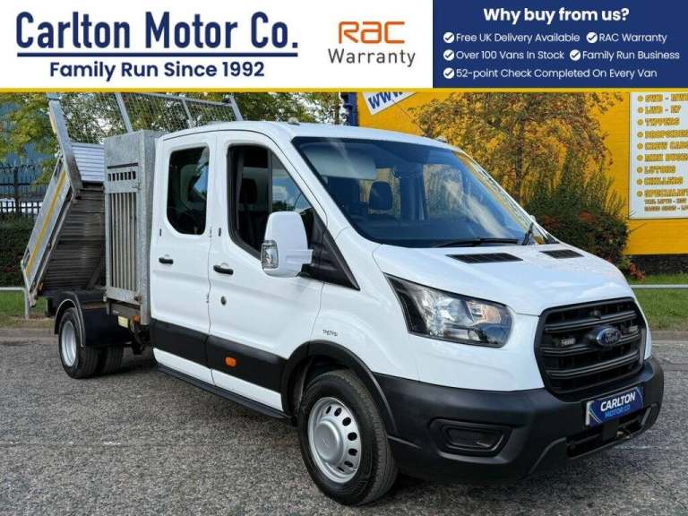 2019 Ford Transit 2.0 350 EcoBlue Leader D/Cab  inchTIPPER+POD TOOLBOX inch DRW L3 Euro 6 (s/ Tip...