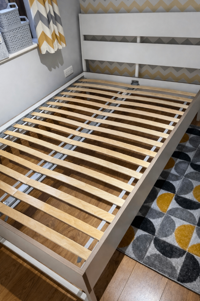 IKEA double bed with mattress 