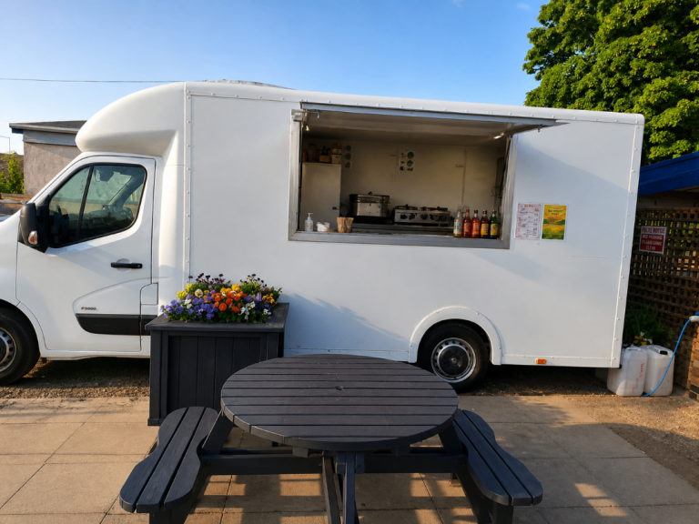 LOW MILEAGE FULLY EQUIPPED FOOD TRUCK VAN – READY TO TRADE