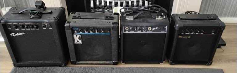 4 amplifiers,sp 10(fender)rockburn,zip sound,kustom,no dispatch viewing welcome Gateshead 