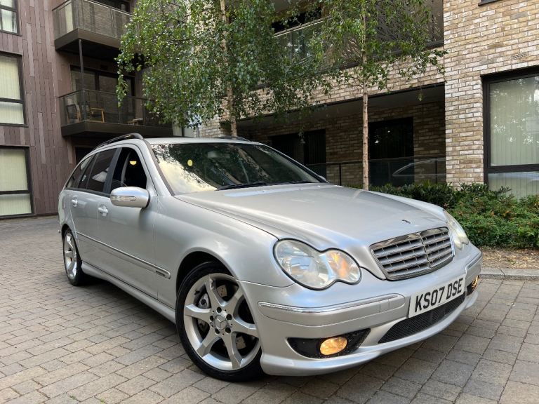 2007 07 Reg Mercedes Benz C Class C220 Cdi Sport Edition Amg Package Auto Estate Sat Nav Facelift 