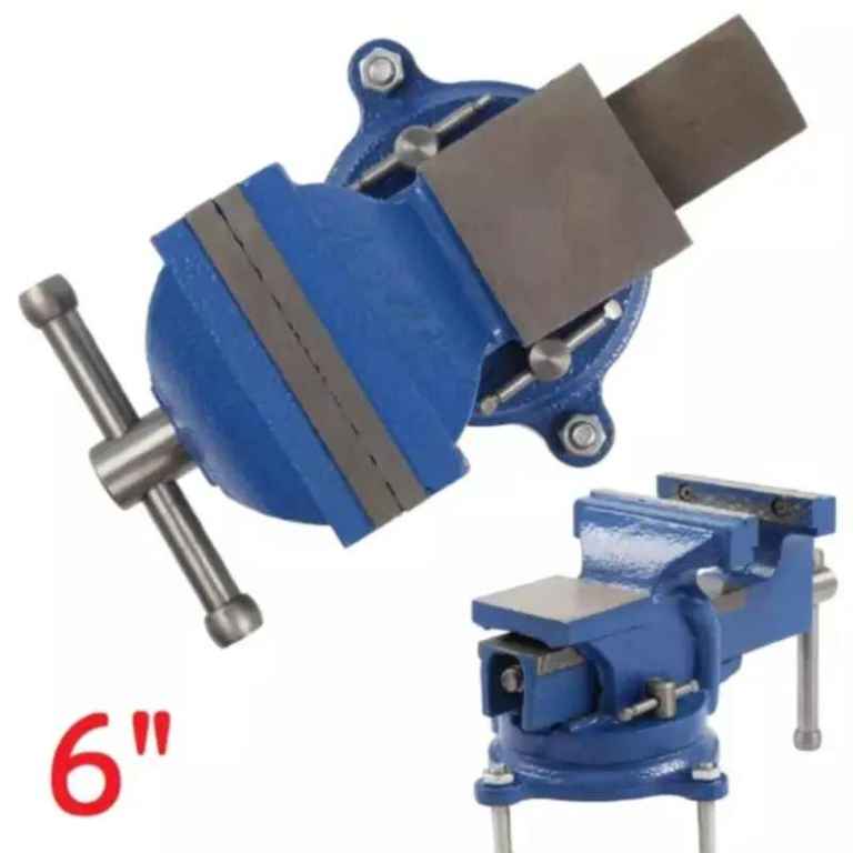 6 Inch; (150mm) Heavy Duty Work Bench Vice Engineer Jaw Swivel Base Workshop Vice Clamp, new in box