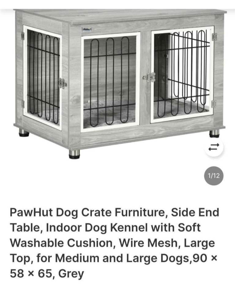 X2 cabinet Dog cages available large and medium 