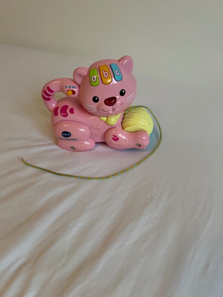 Vtech Pull & Play Kitten - Pink