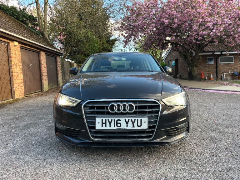 Audi, A3, Saloon, 2016, Black, Semi-Automatic, Black, 4 Door
