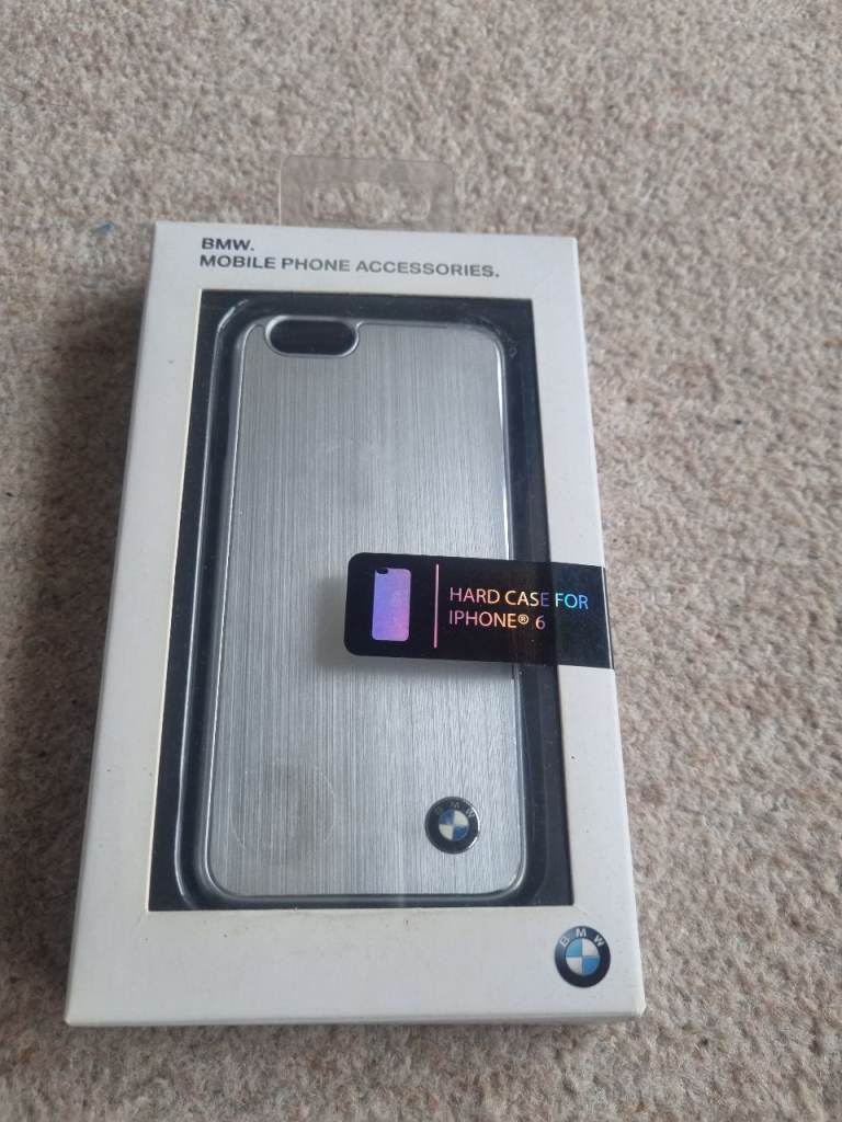 BMW Hard Case for iPhone 6 - Silver, Brand New